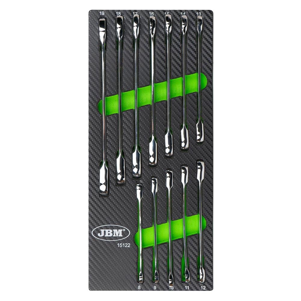 EVA CARBON MODULE OF 12 COMBINATION WRENCHES WITH RATCHET