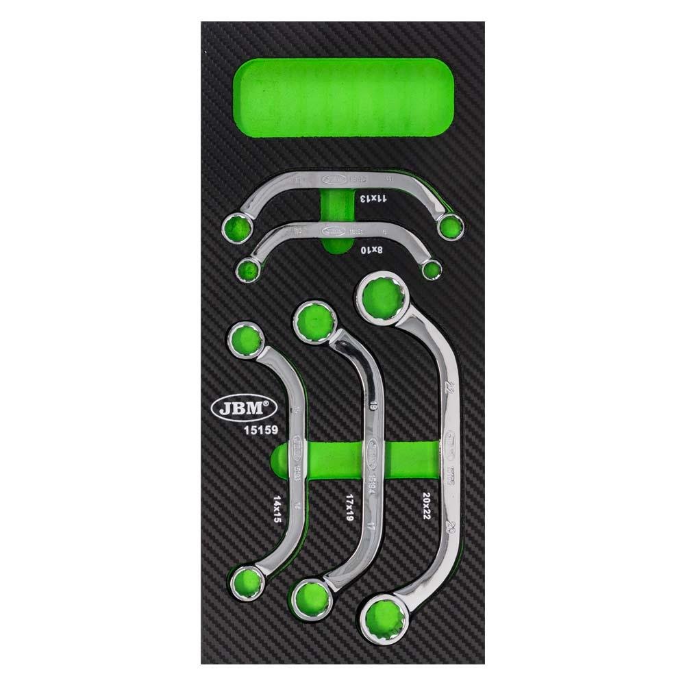 CARBON COATED EVA TRAY WITH 5 SETS OF C-TYPE KEYS - MIRROR COATING