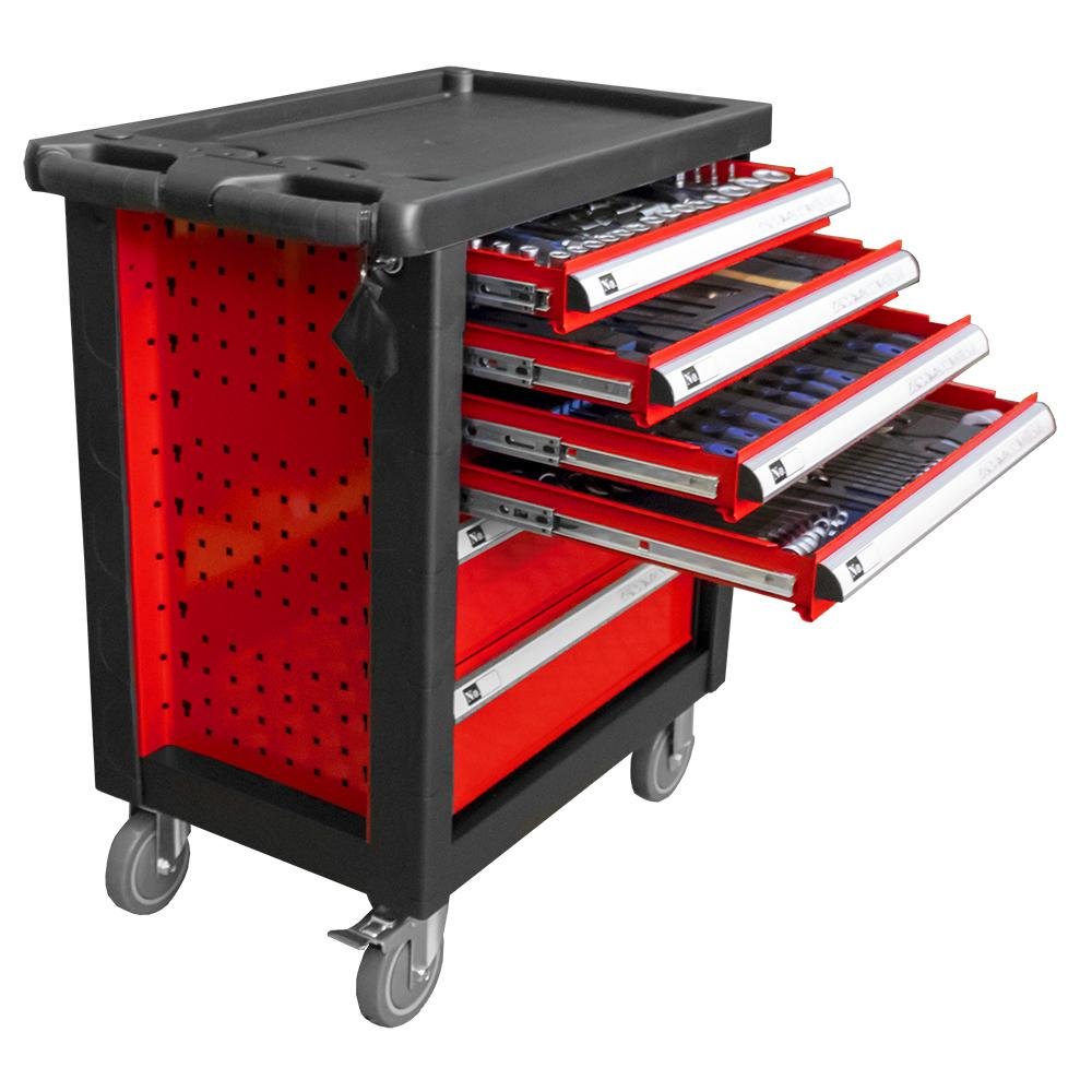 6 DRAWER CABINET - RED