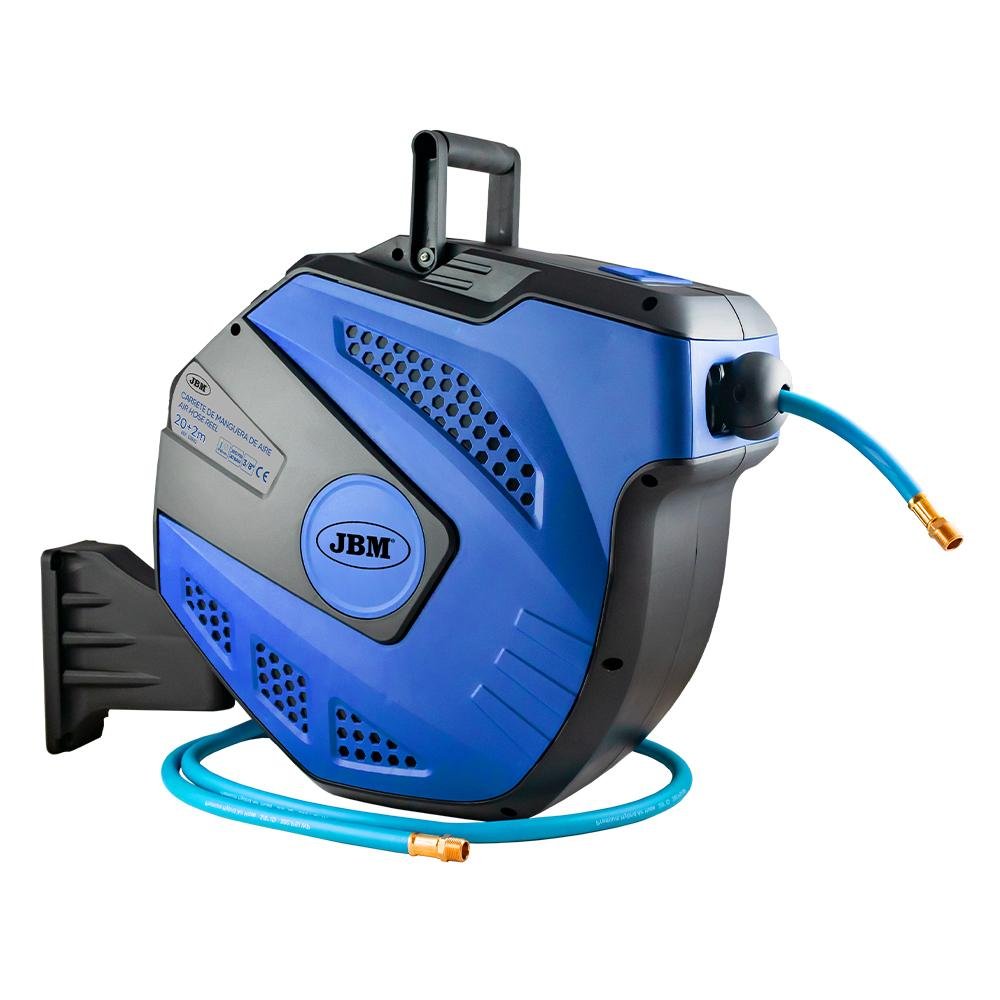 ENROLLADOR MANGUERA AIRE 22M BOCA 3/8"