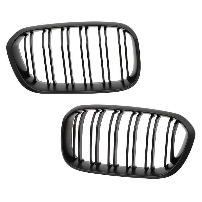 BMW 1 Series F20/F21 LCI (2015-2018) Dual Grilles – M1 Design in Piano Black