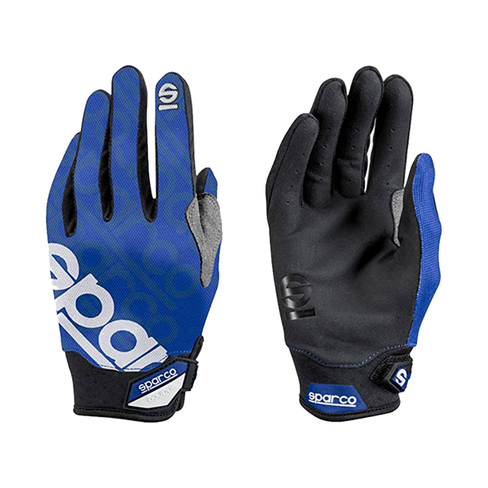 SPARCO MECA 3 GLOVES SIZE S BLUE