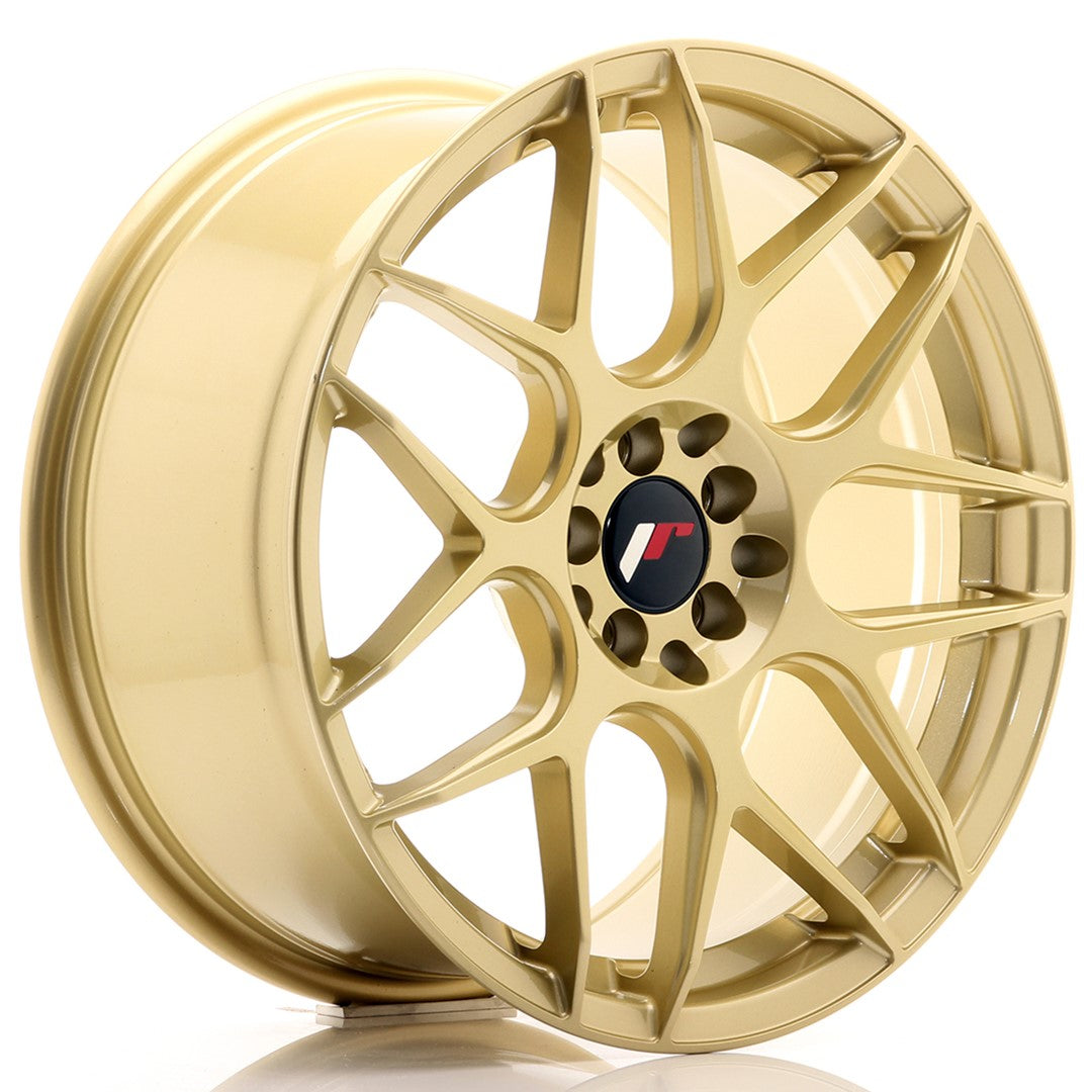 JR Wheels JR18 18x8.5 ET40 5x112/114 Gold Rim
