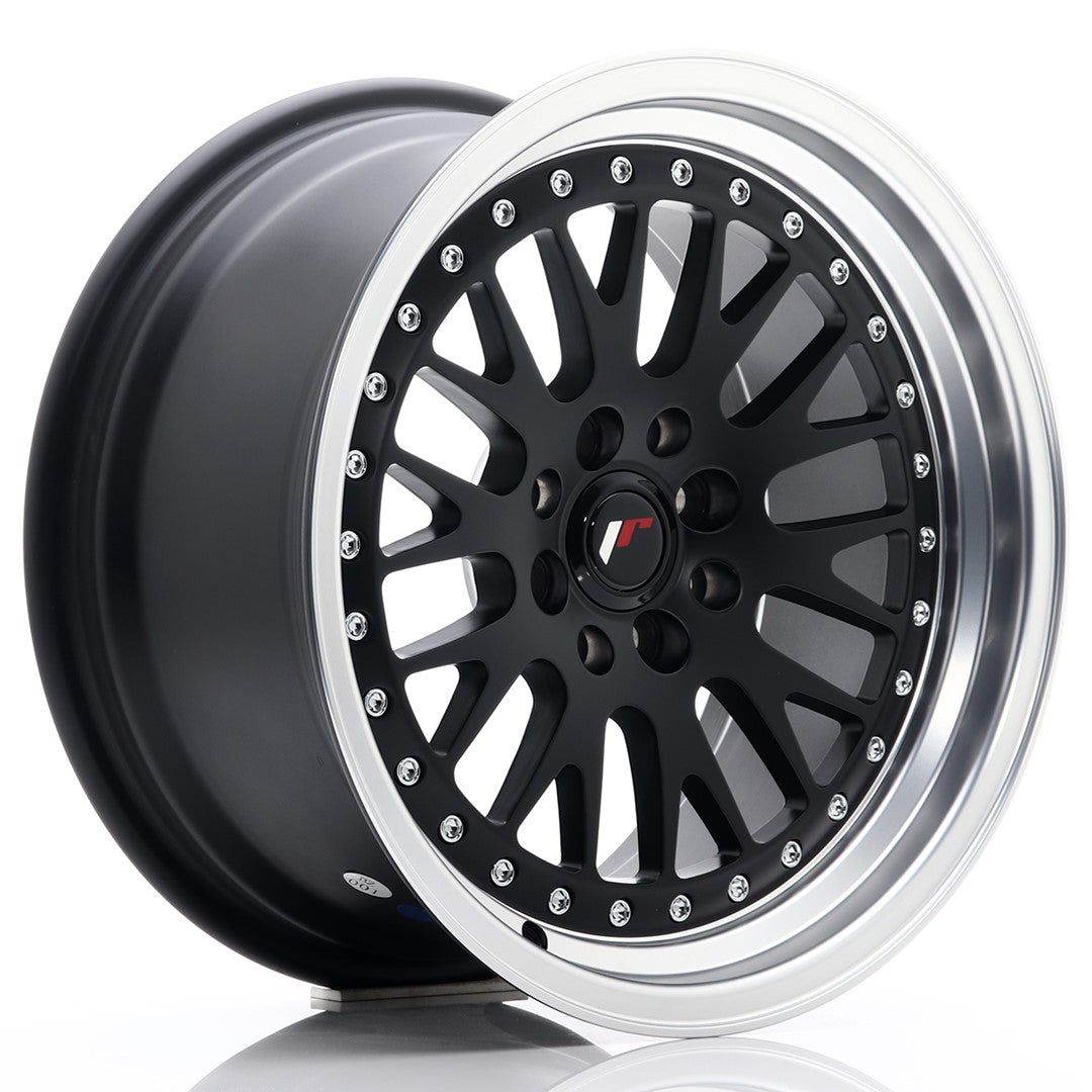 Jante JR Wheels JR10 16x8 ET20 4x100/108 Matt Black w/Machined Lip