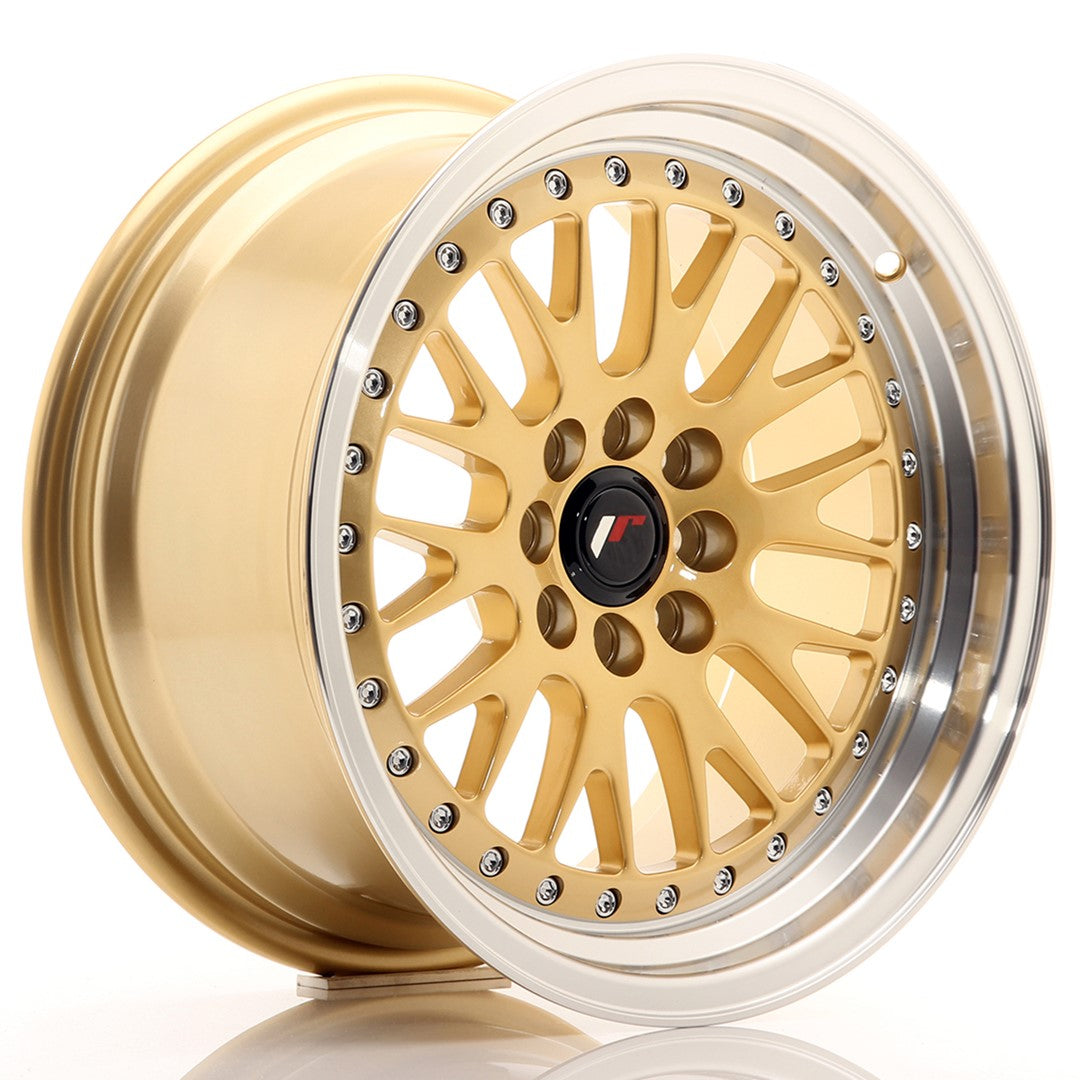 Jante JR Wheels JR10 16x8 ET20 4x100/108 Gold w/Machined Lip