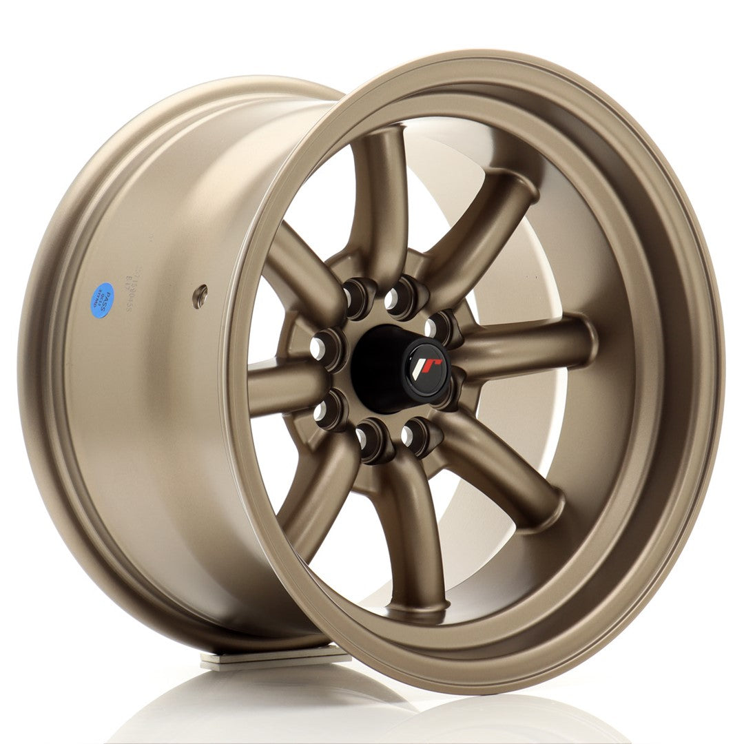 JR Wheels JR19 15x9 ET-13 4x100/108 Matt Bronze Rim