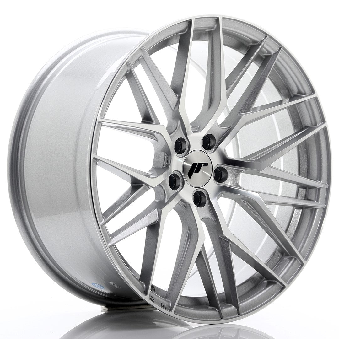 JR Wheels JR28 20x10 ET40 5x112 Silver Machined Face Rim