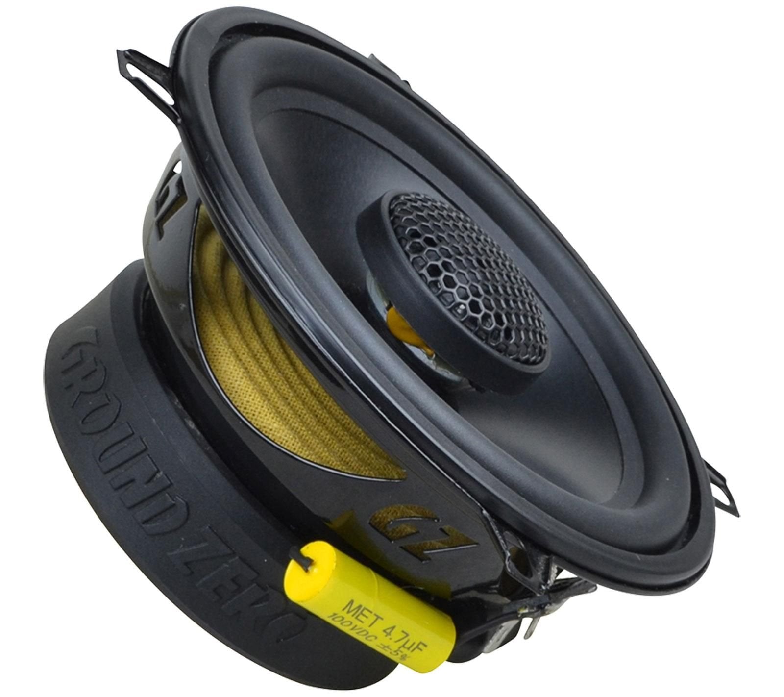 Colunas GROUND ZERO RADIOACTIVE coaxiais de 2 vias 120 Watts (13cm)