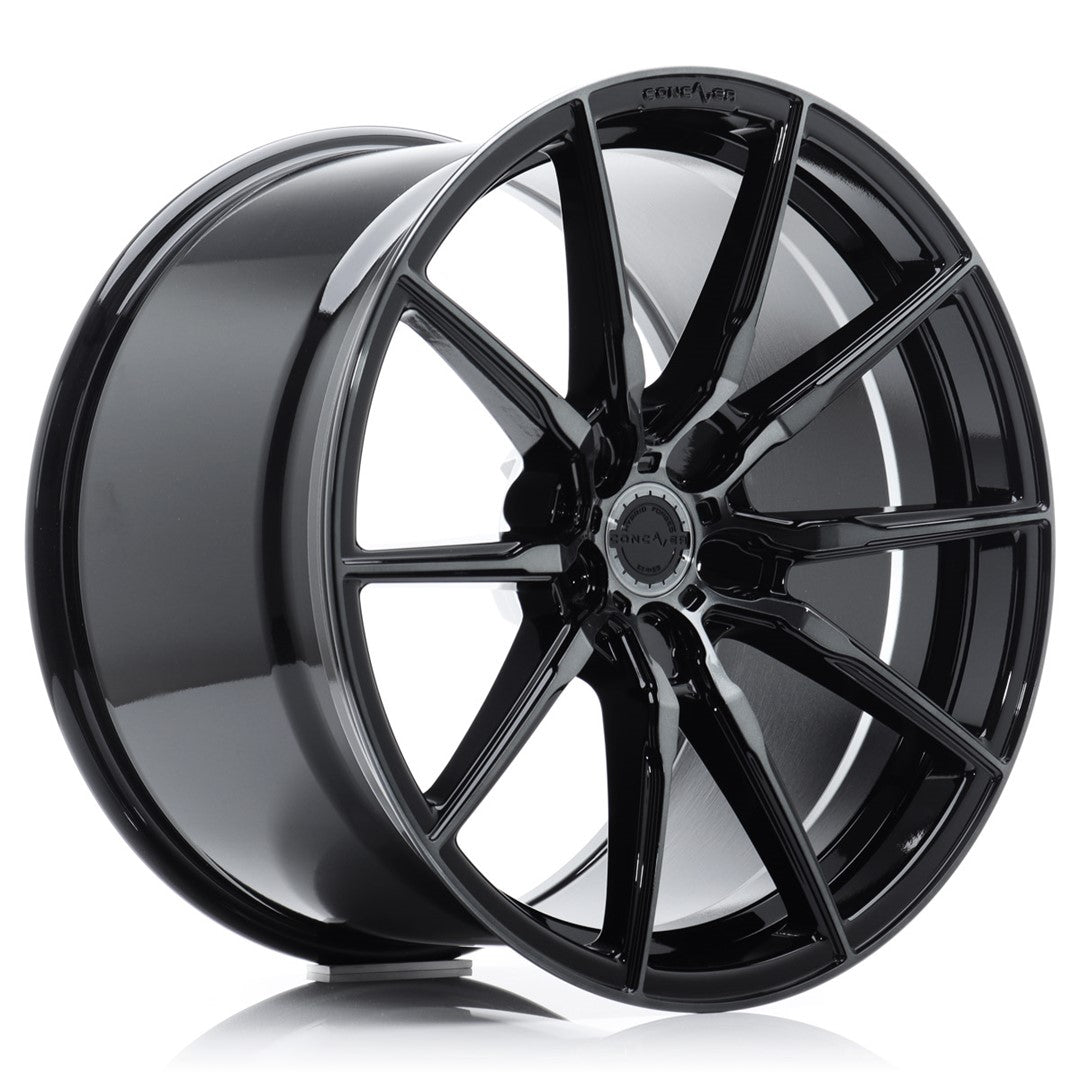 Concaver CVR4 20x8.5 ET45 5x112 Double Tinted Black Rim