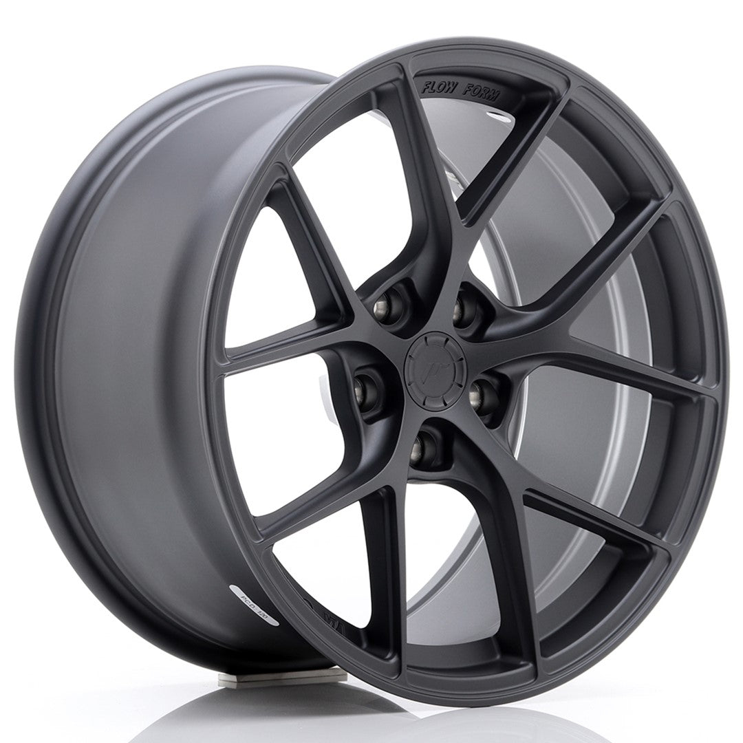 JR Wheels SL01 18x9.5 ET25 5x120 Matt Gun Metal Rim