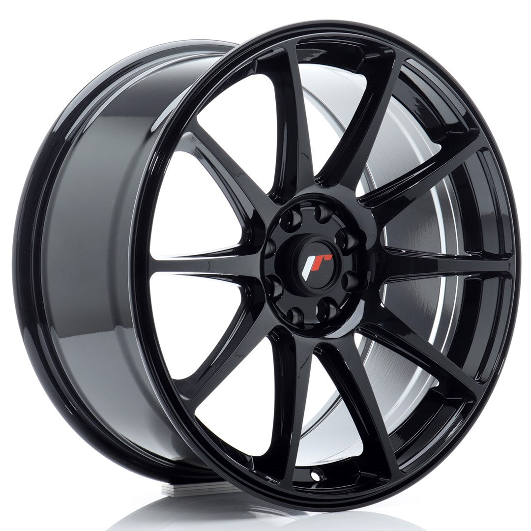 Llanta JR Wheels JR11 18x8.5 ET35 5x100/108 Negro Brillo