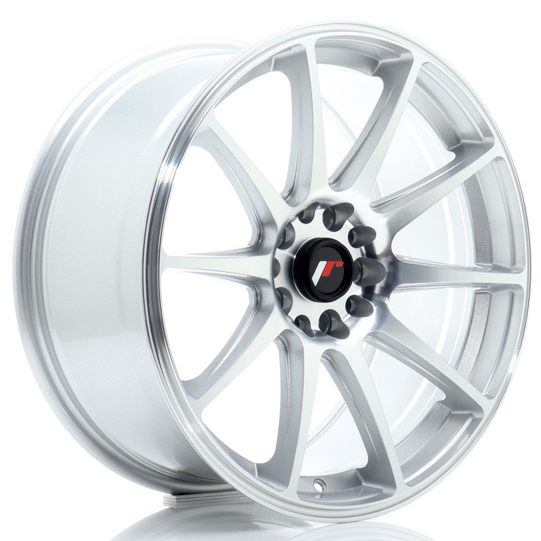 JR Wheels JR11 18x8.5 ET35 5x100/108 Silver Machined Face Rim