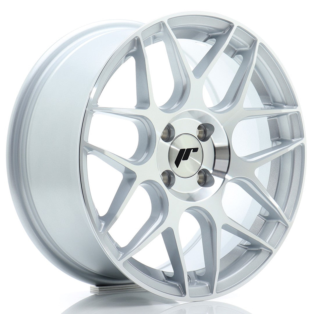 JR Wheels JR18 16x7 ET25 4x108 Silver Machined Face Rim
