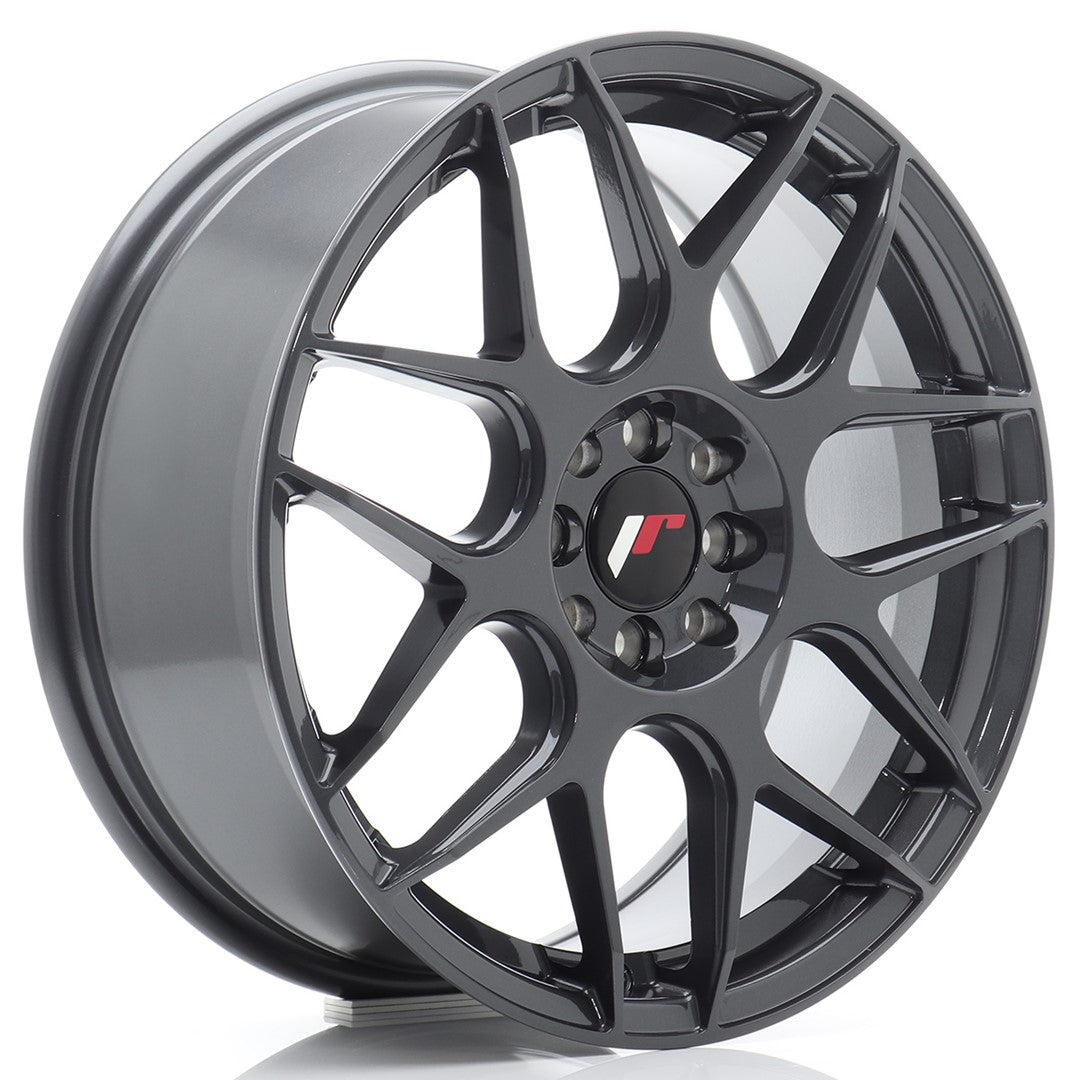 JR Wheels JR18 17x7 ET40 4x100/108 Hyper Gray Rim