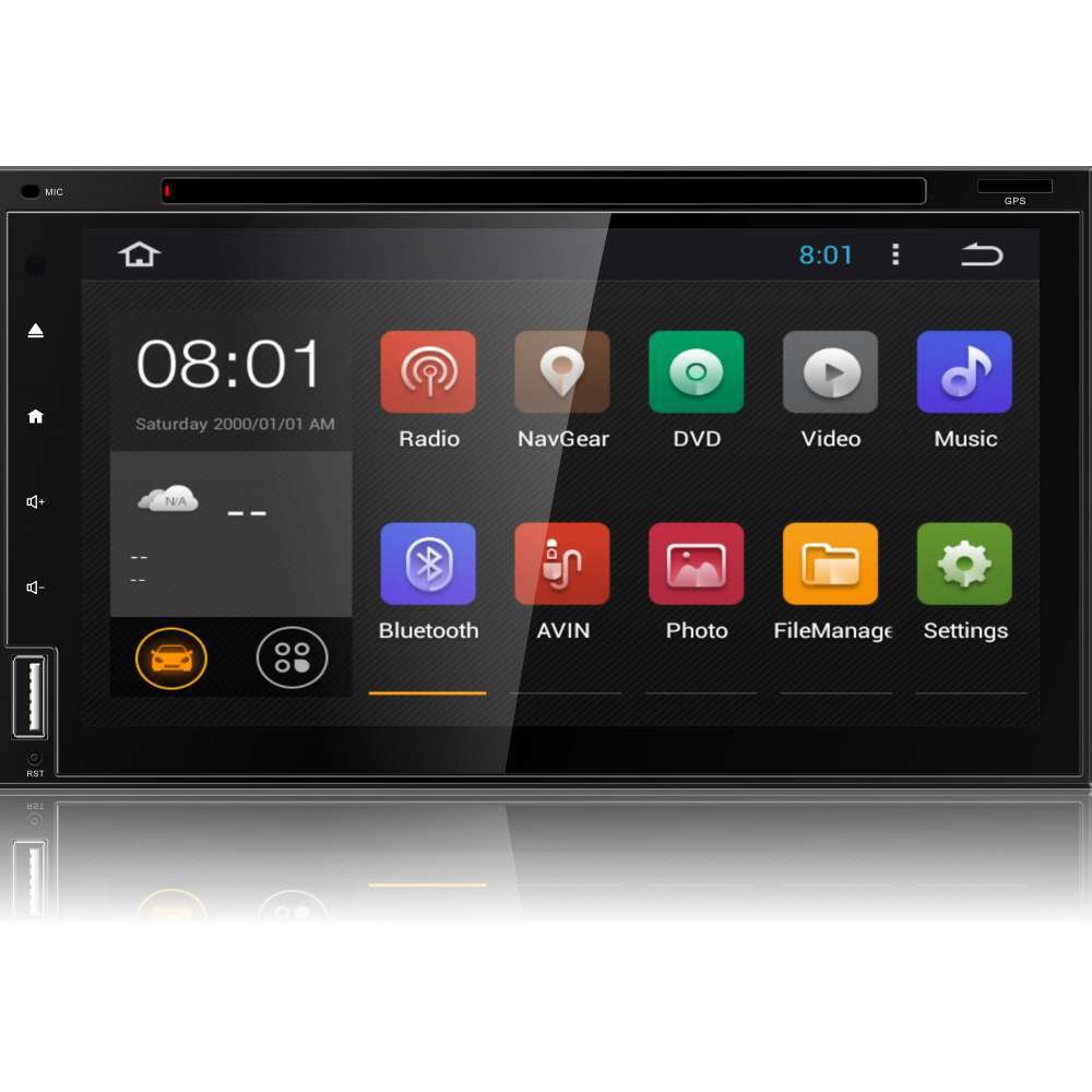 4x50 Watt Android 7″ DVD/TV/MP3/USB Car Radio