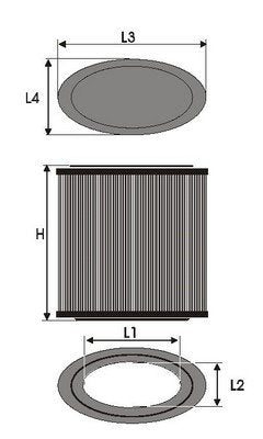 Filtro de aire deportivo OEM GREEN FILTER – Alfa Romeo 159 / Brera G591022
