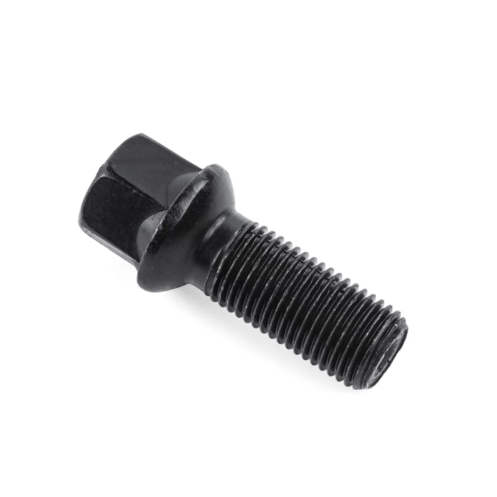 Perno de Roda M14x1.50 L45mm Cabeça BOLA CH17 Preto | Rosca Métrica | Aço Alta Resistência
