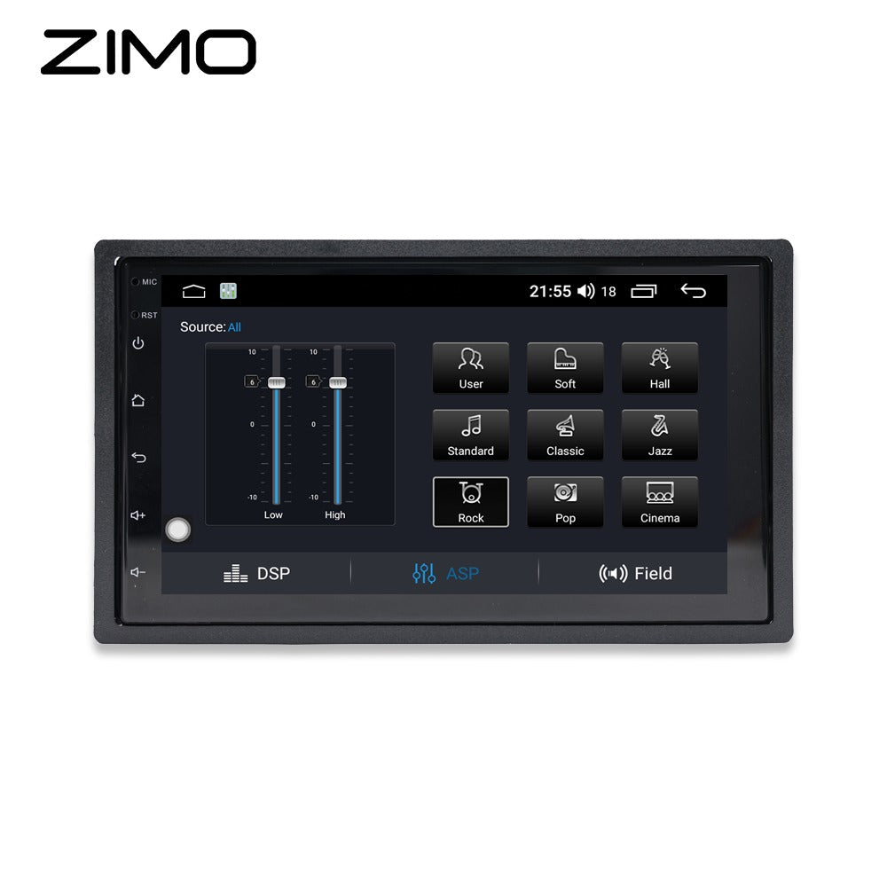 ZIMO Android 13 2 DIN Car Radio | CarPlay & Android Auto Wi-Fi/USB | HD Screen