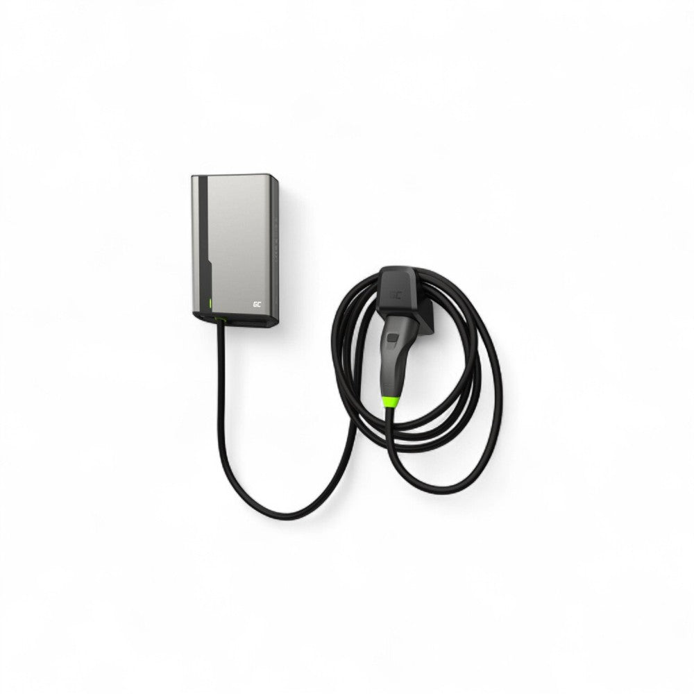Carregador Wallbox Smart GREEN CELL 22 kW | Conector Tipo 2 | WiFi & Bluetooth – Controlo Total via App