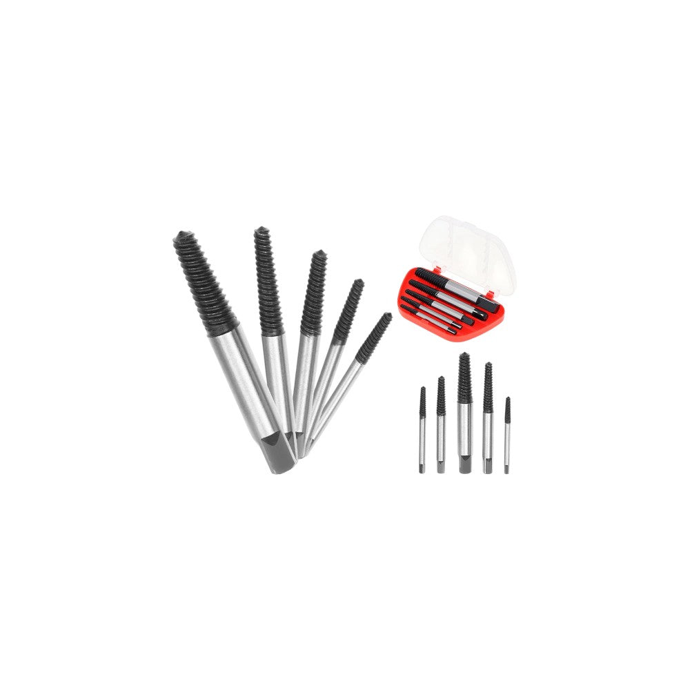 Kit de Brocas para Parafusos Quebrados 5 Peças