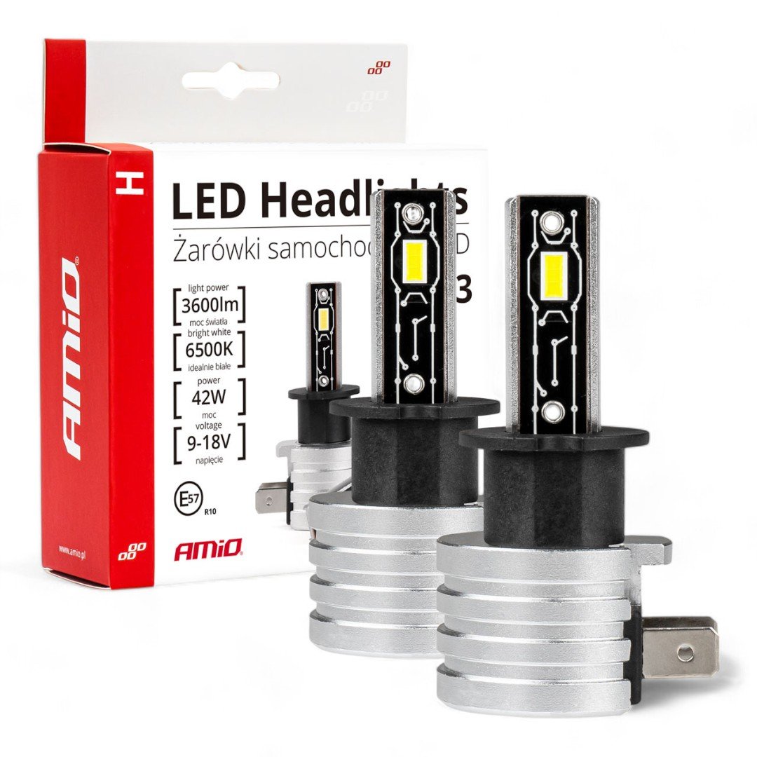 Amio H3 6500K LED Bulbs