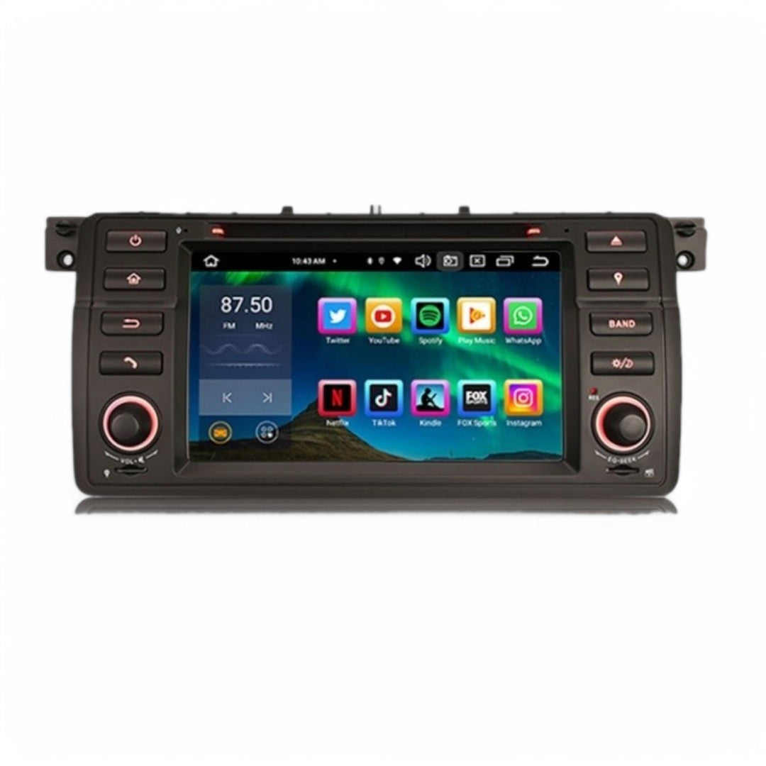 Radio CarPlay Android Auto Bluetooth USB BMW Serie 3 E46