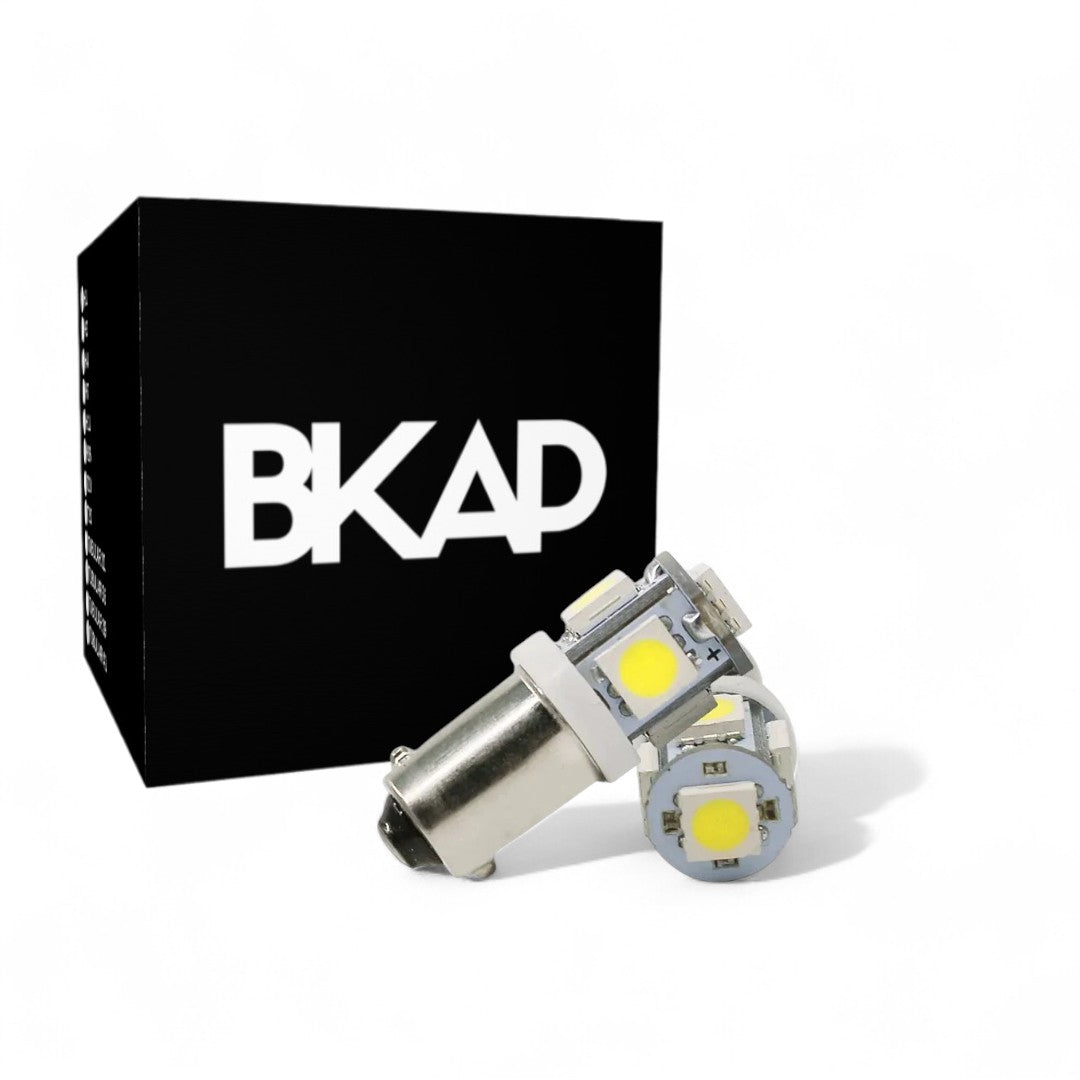 Pack of 2 BA9S CANBUS LED Bulbs | Pure White 6000K | Long Lasting