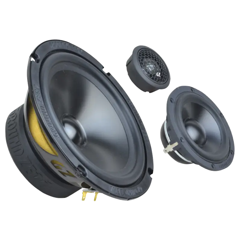 Colunas SQ de 165 mm / 6,5 ? de 3 vias para uso ativo 350 Watts