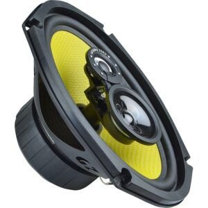 Colunas GROUND ZERO TITANIUM coaxiais ovais de 3 vias 190 Watts (6? x 9?)