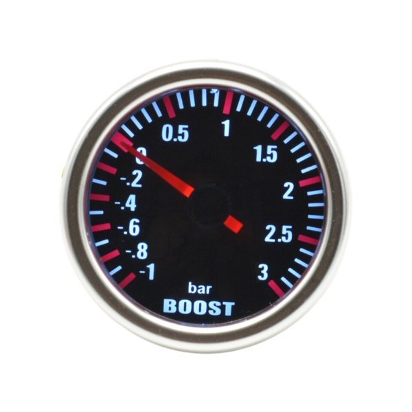 Turbo Pressure Gauge 52mm 3BAR Black
