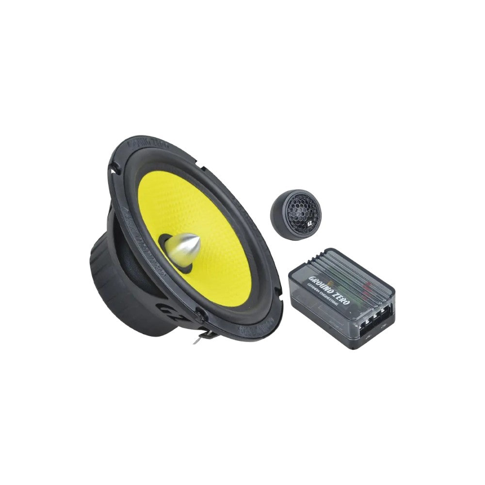 Ground Zero Titanium GZTC 165.2X 2-Way Separate Speakers | 16.5 cm (6.5”)
