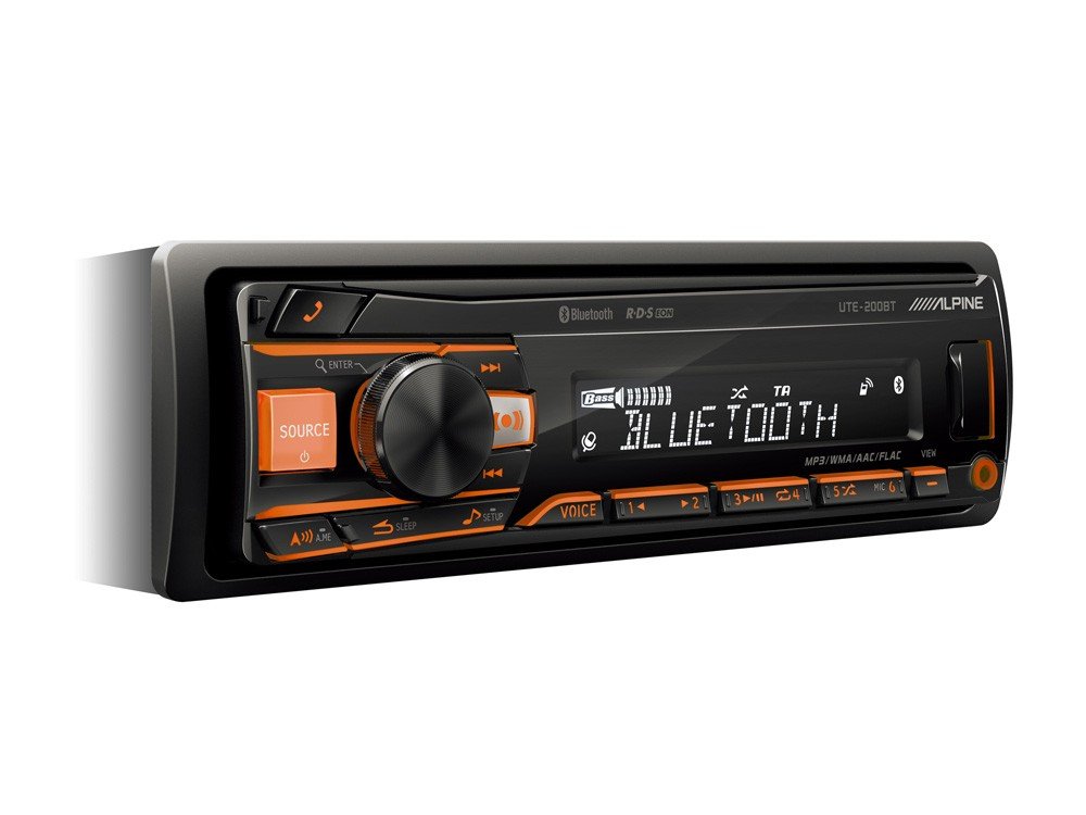 Alpine UTE-200BT 1DIN Radio – USB, Bluetooth and RDS