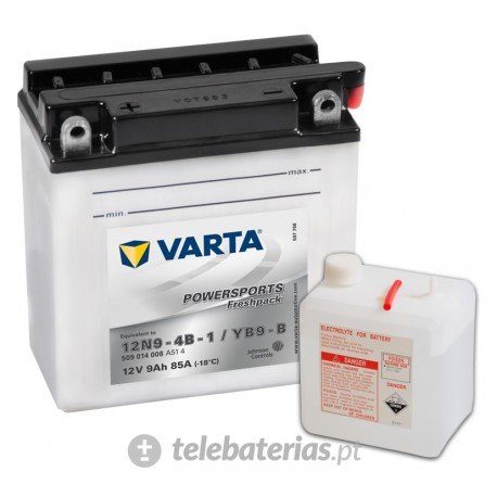 Bateria VARTA POWERSPORT AGM 12V 9H 85A 12N9-4B-1 / YB9-B