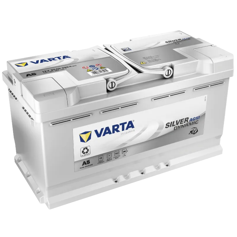 Batería VARTA SILVER DYNAMIC AGM 12V 95AH 850AF 353X175X190 +D A5 (G14)