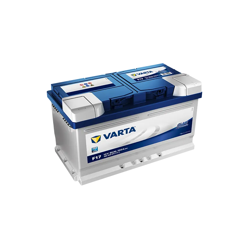 Batterie VARTA BLUE DYNAMIC 12V 80AH 740AF 315X175X175 19+D F17