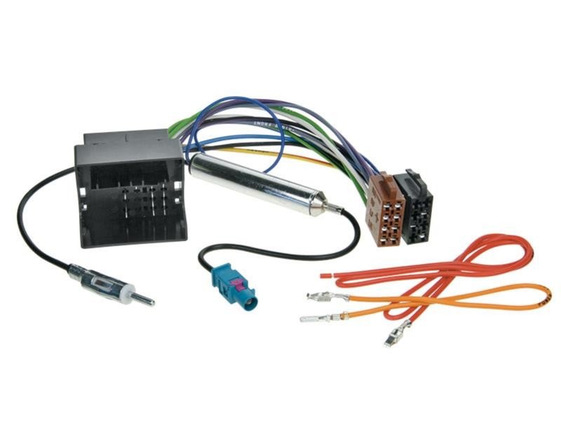 Conector ISO Quadlock + Adaptador Antena Audi A3 A4 TT