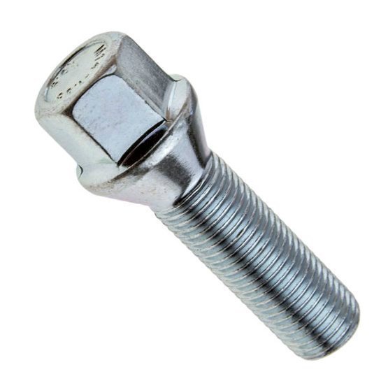 Perno de Roda M14x1.25 45mm CH17 Cone Zincado
