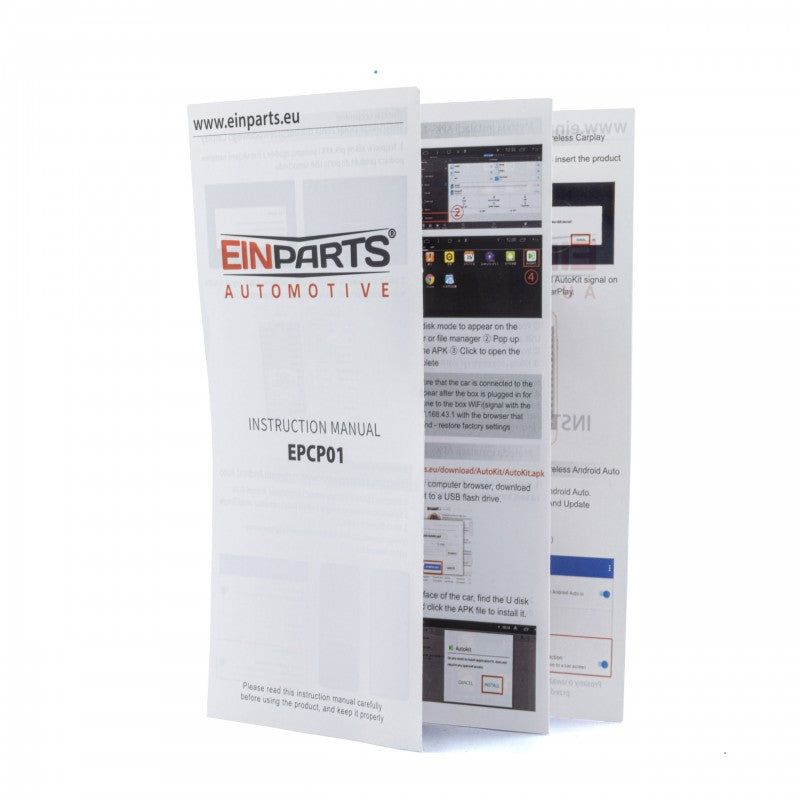 EINPARTS EPCP01 Wireless Adapter for Android Auto and Apple CarPlay
