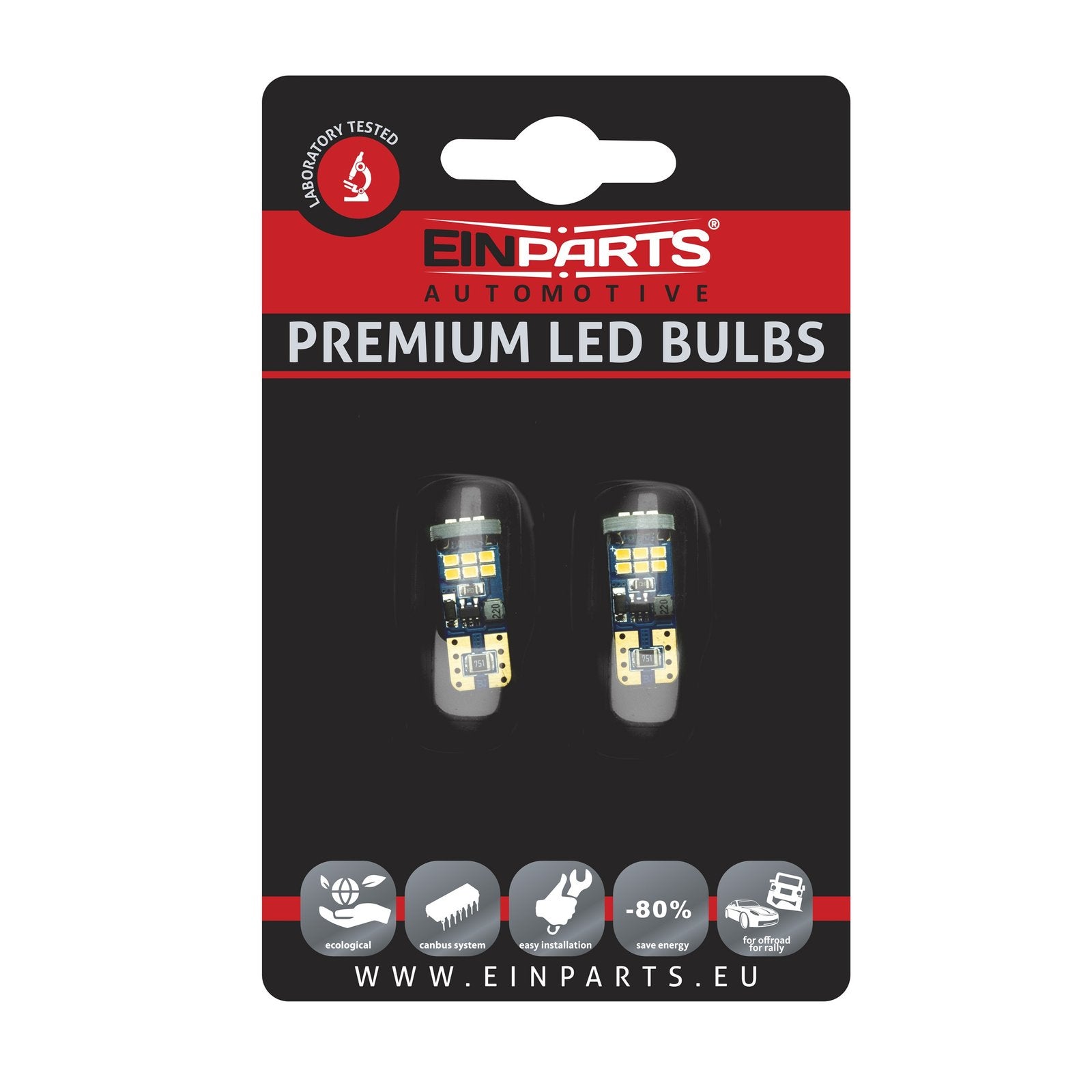 Lâmpadas LED W5W T10 18 SMD 2016 CANBUS 6000K