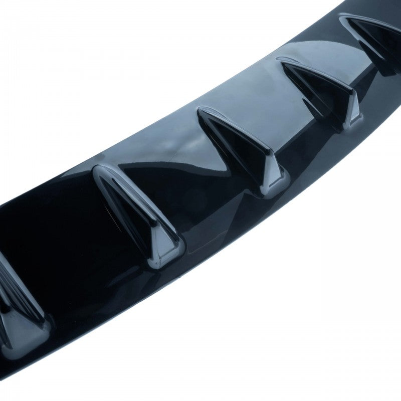 Universal Rear Diffuser in Black ABS - Shark Fin Type
