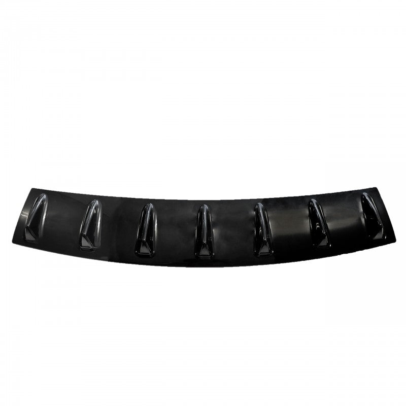 Universal Rear Diffuser in Black ABS - Shark Fin Type