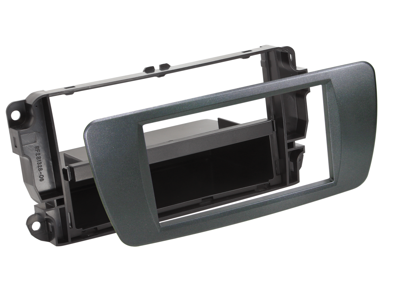 Front Radio 1Din 2Din Seat Ibiza 6J Grey semi-gloss