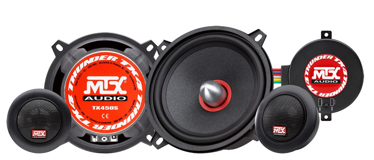Colunas auto MTX TX450S 2 Vias Separadas 485W (13cm)