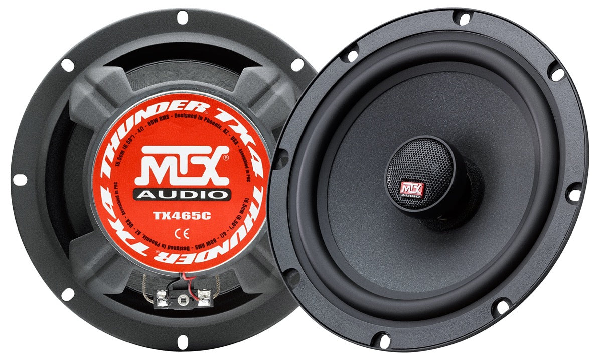 Colunas auto MTX TX465C 2 Vias Coaxiais 555W (16.5cm)