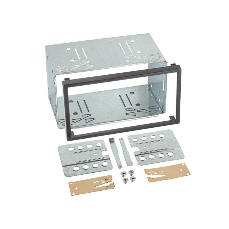 GAVETA METALICA RADIO UNIVERSAL 2DIN 103 X 83 MM