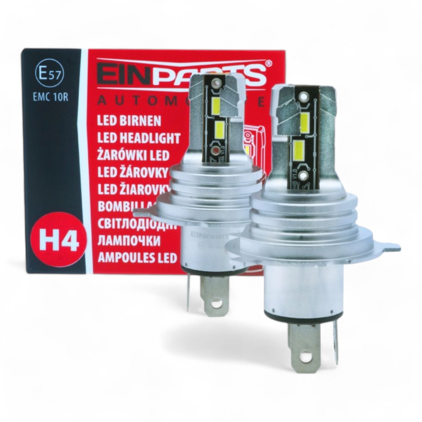 Lâmpadas LED H4 6500K com Homologação 10R