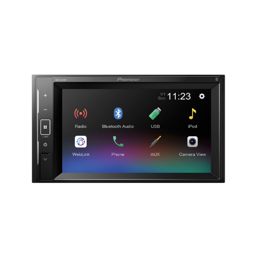Pioneer DMH-A241BT Radio de coche 2 DIN con Bluetooth y pantalla táctil de 6,2"