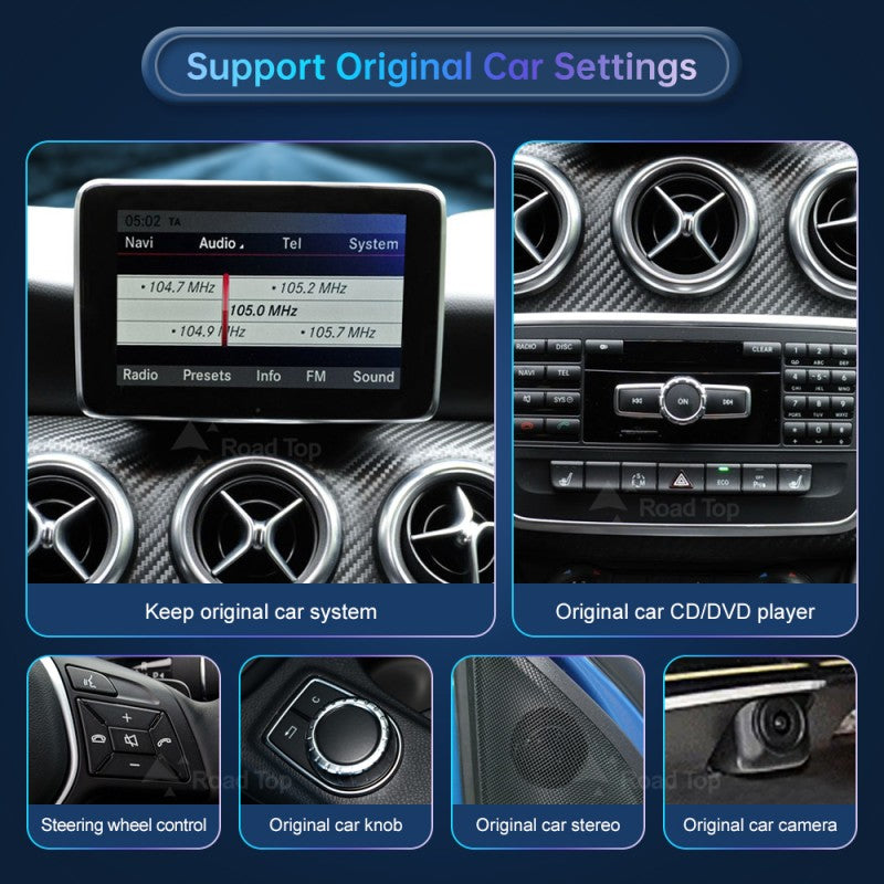10.25β CarPlay & Android Auto screen for Mercedes NTG4.5