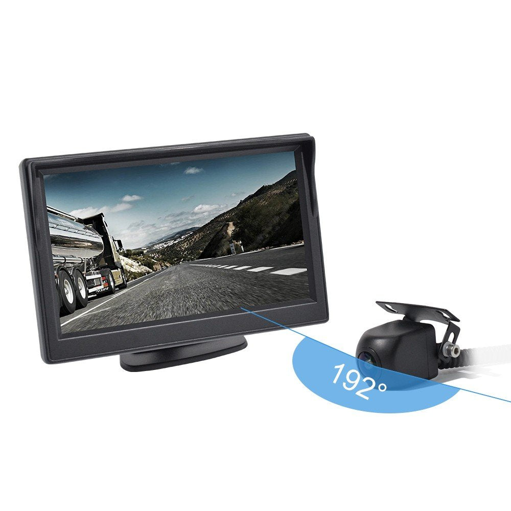 5" Dashboard Monitor & 192º Rear View Camera