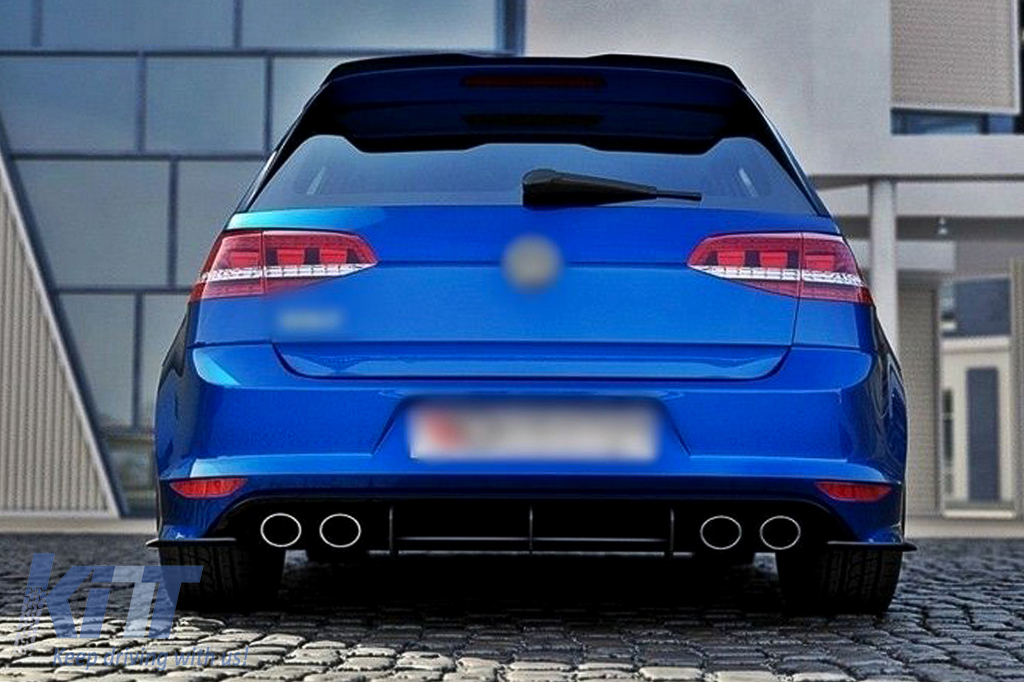 Extensão do Difusor Traseiro para VW Golf 7 VII R (2013-2016)